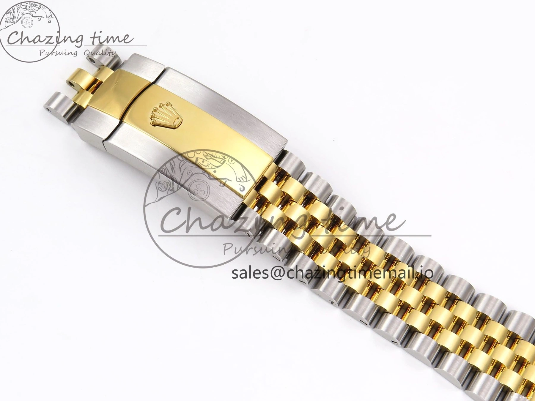 0116 DateJust 41 126333 EWEF Best Edition YG Texuted Dial on SS YG Jubilee Bracelet A Snug 992